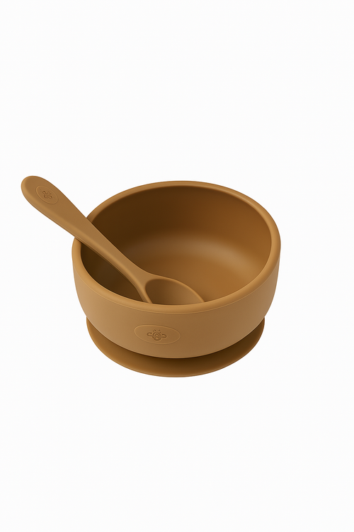 Silikonskål med sked – Perfekt för små barn