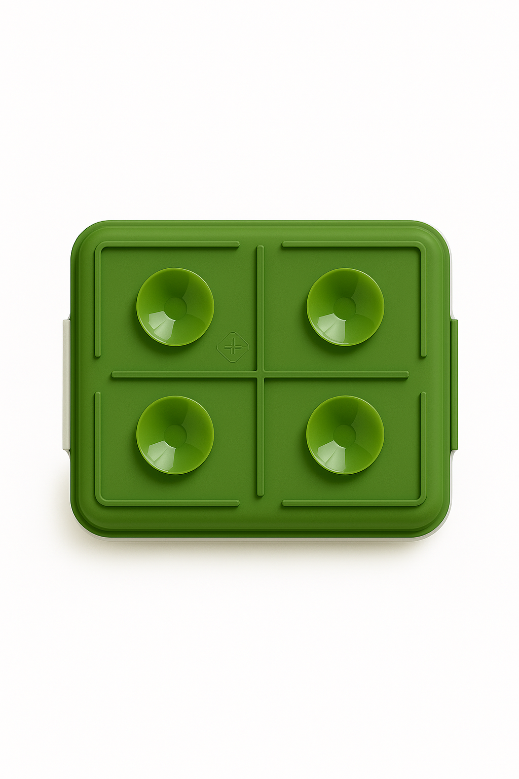 Smart Barnmatsbricka med Sugkoppar och Bestick – Perfekt för Små Äventyrare!